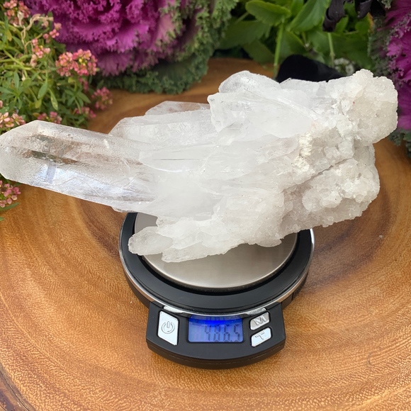 RAW QUARTZ CRYSTAL CLUSTER POINTS - Picture 6 of 6
